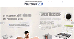 Desktop Screenshot of perfectionweb.in